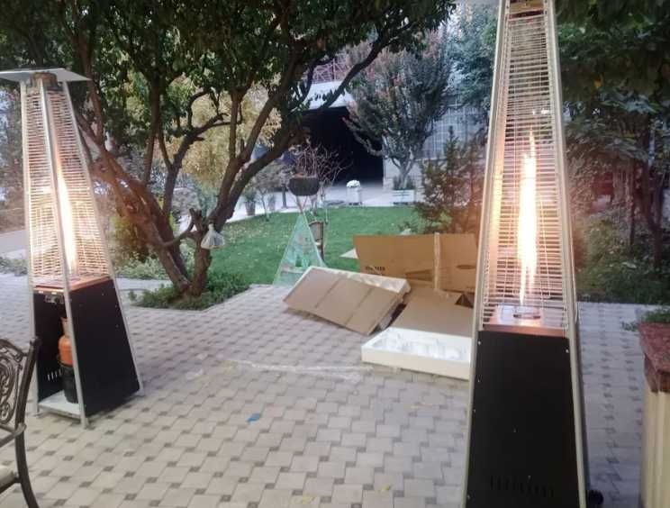 Уличный камин- обогреватель