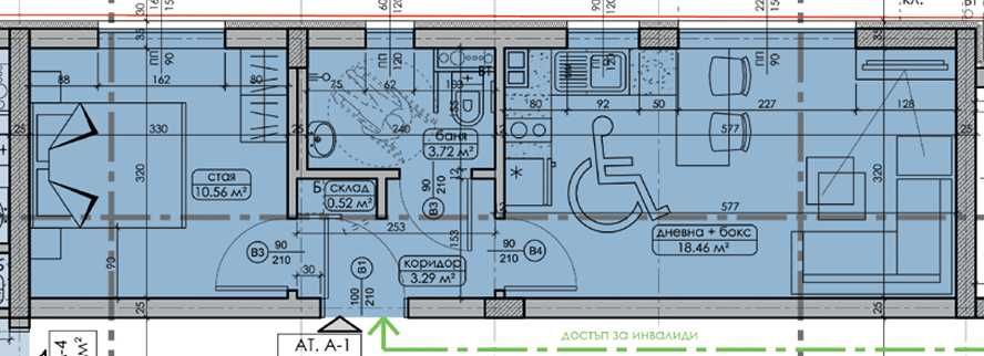 Продава се Двустаен апартамент в София, Надежда 1 - 54 кв.м за 2154 €/кв.м - Снимка #2