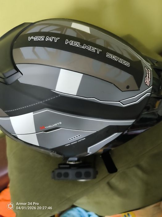 Cască moto  /atv /biciclete cu camera, ochelari mărimea M