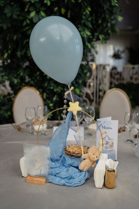 Decor masa pentru evenimente (botez, zi nastere copil, etc.)