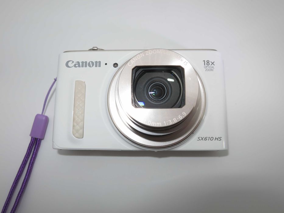 Canon SX610 ултра компактен цифров фотоапарат, дигитална камера, FULL-HD, 18x оптичен зум, отлично състояние, работи перфектно