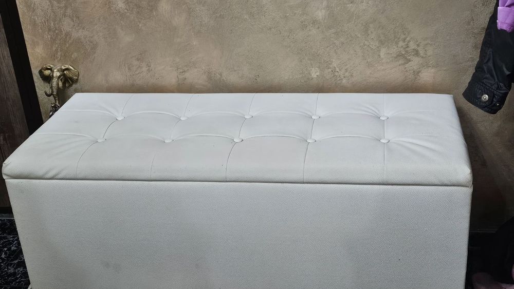 Пейка-ракла с кожена дамаска