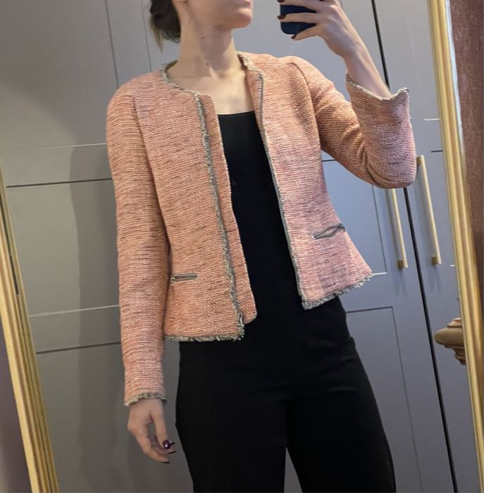 Sacou roz massimo dutti