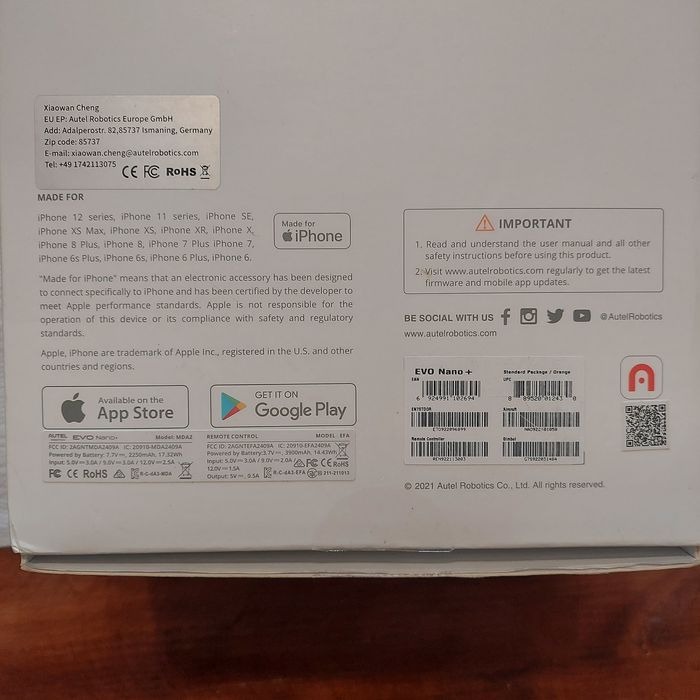 Drona Autel Evo Nano plus