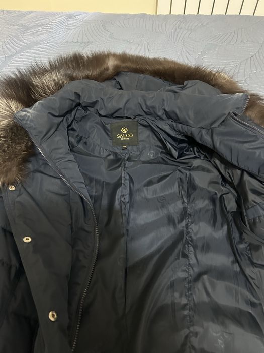 Пуховик зимний теплый