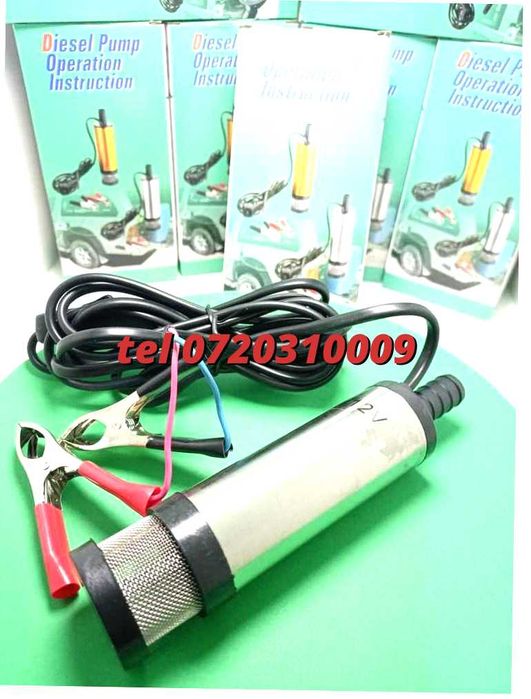 Oferta Pompa Electrica  12v Motorina Si Apa  Ulei Si Lichide