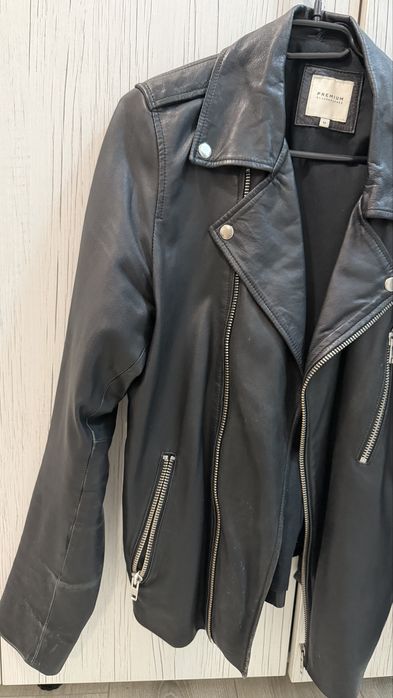 Geaca piele biker Jack Jones