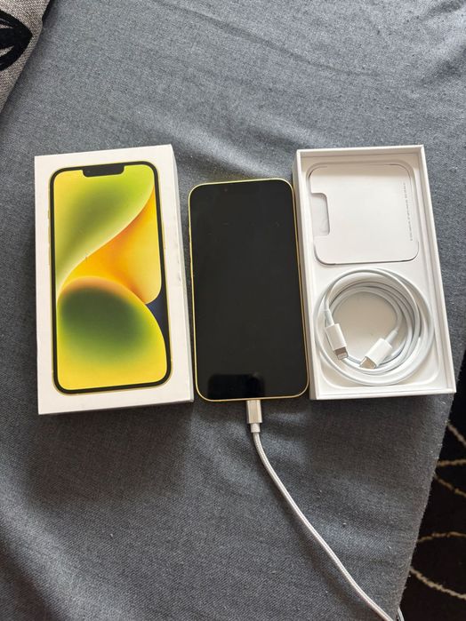 Iphone 14 128gb жълт/черен
