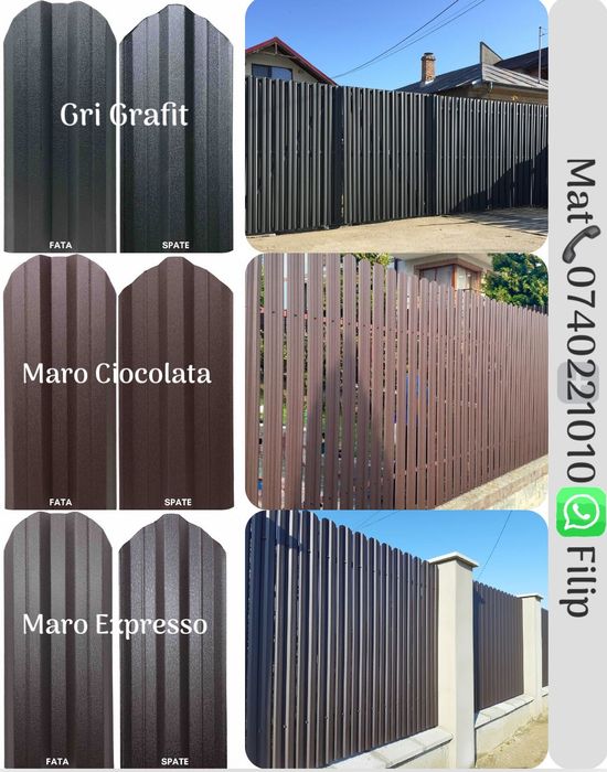 Gard Metalic - Sipca Metalica - Calitate Premium!