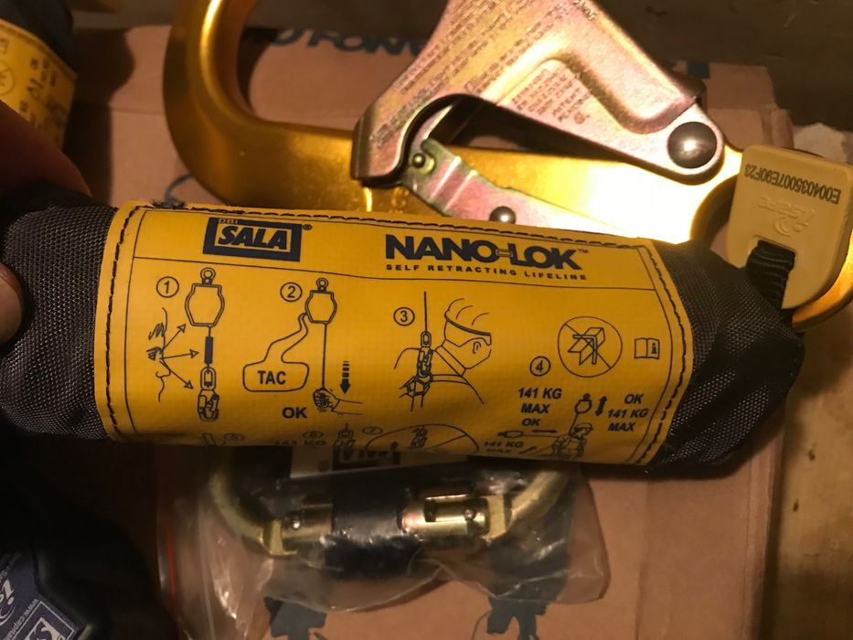 Алпинизъм ,сбруя SALA Nano Lok  кинетично въже за