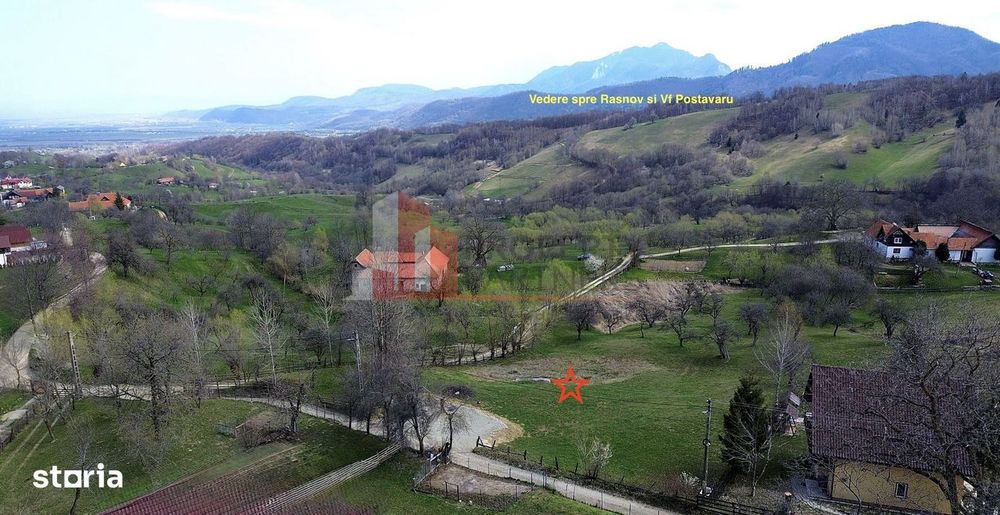 Teren 2.495 Mp | Bran – Sohodol | Vedere Panoramică Spre Bucegi