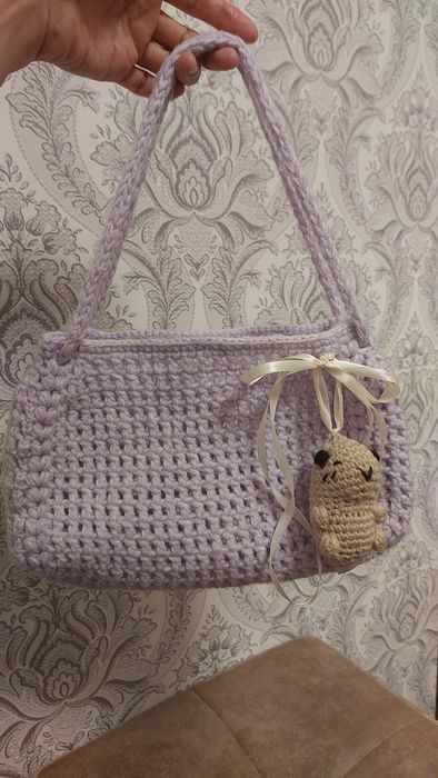 Вязаные сумочки.