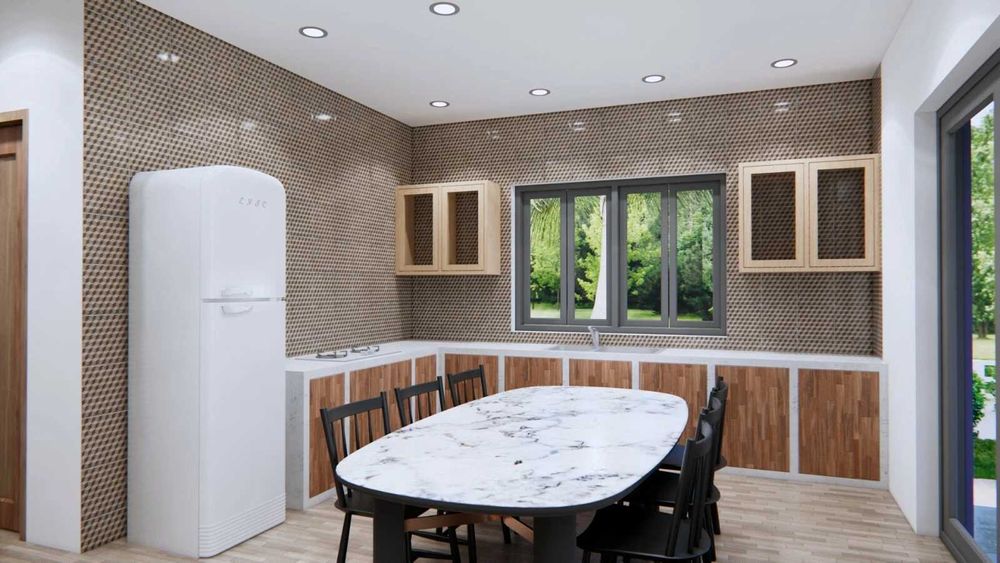 НА ИЗПЛАЩАНЕ - Луксозна сглобяема къща с 2 спални, 108 кв. м