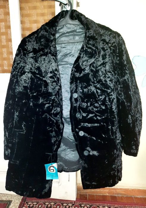 Шуба плющевая духоба полупальто