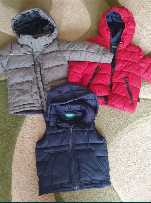 Детски зимни якета , грейка,обувки-НМ,Benetton за 3-4г. г