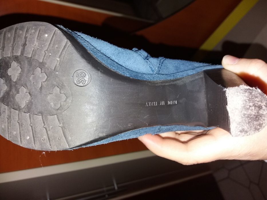 Lot botine și cizme damă din piele naturală mărimea 35