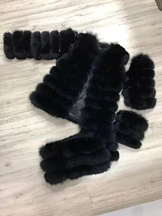 Blană naturală 6 în 1