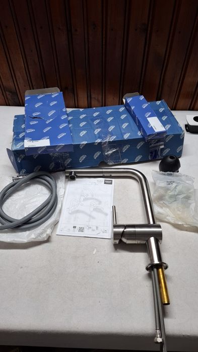Кухненски смесител Grohe Minta 32168DC0,издърпващ се аератор,матиран
