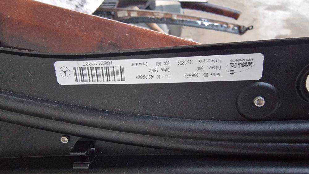 Trapa completa sticla sistem motoras Mercedes S class W221 S320 S350