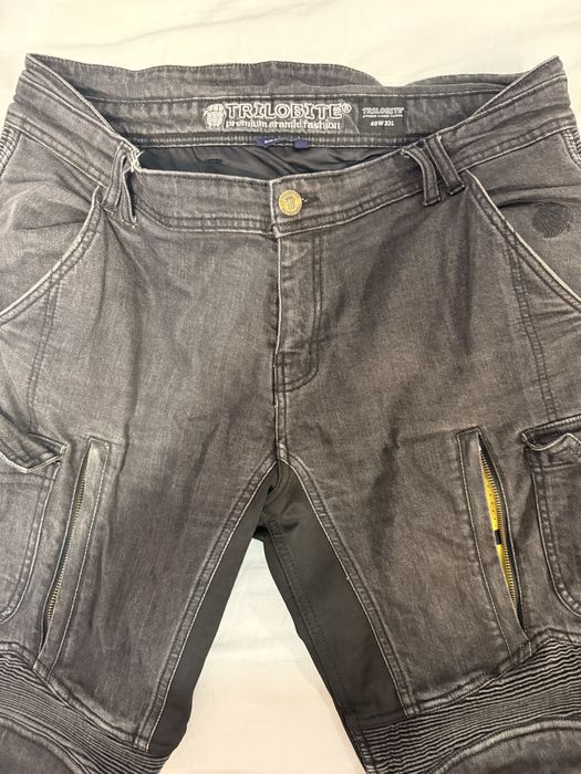 Pantaloni moto Trilobite 1664 Acid Scrambler, mărime 40W/32L