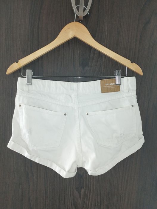 2 чифта къси панталони дънкови бели и тъмно сини