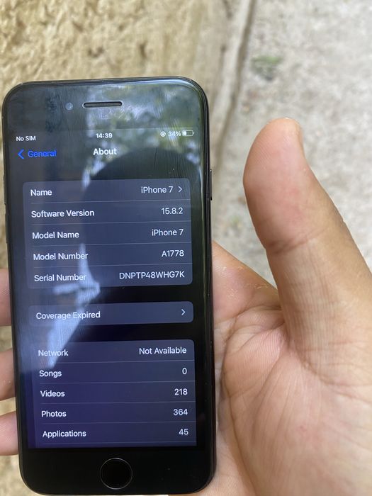 iPhone 7 128gb matt black