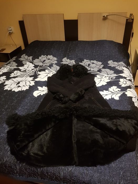 Луксозно кожено палто