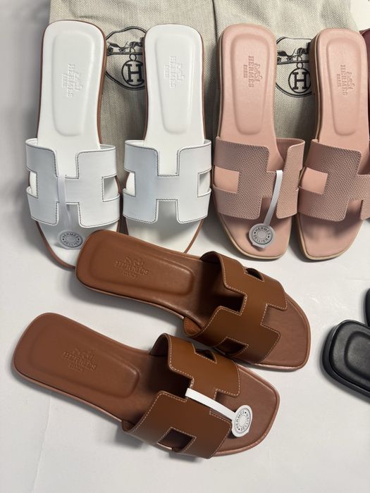 *PREMIUM* Papuci Hermès , Full Box, Mărimi 35/41 , 100% Piele Naturală