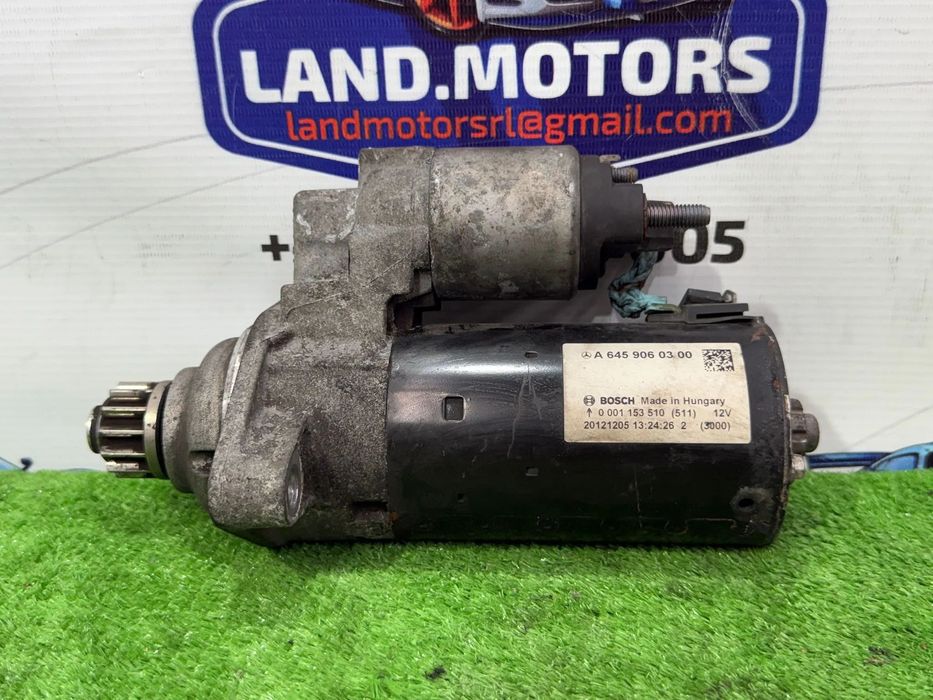 ELECTROMOTOR MERCEDES BENZ A200 2013 W176 1.8 DIESEL COD OEM A6459060300 0001153510 20121205 2012-2018