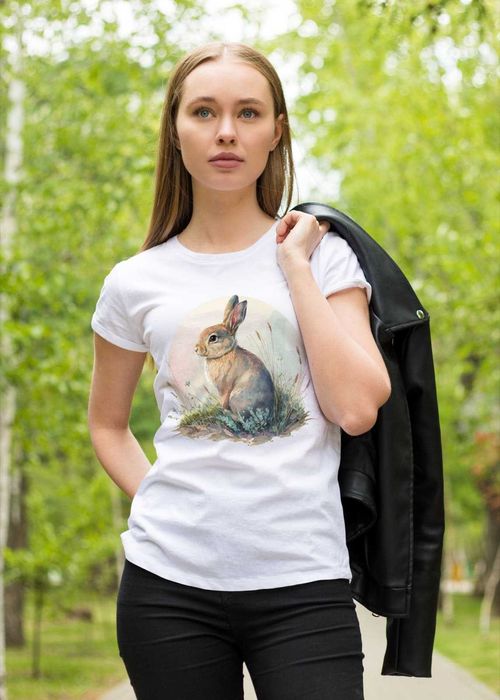 Тениска със заек