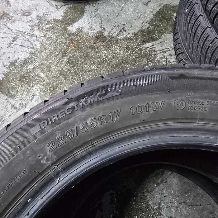 2x 225/55/17 M+S LASSA 2022 Stare excelentă