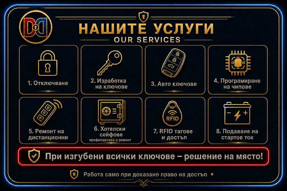 Ключар на място — Слънчев бряг, Несебър, Свети Влас