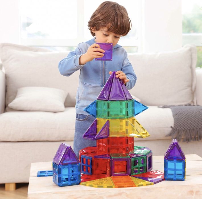 Магнитни плочки магнитен конструктор 108 части