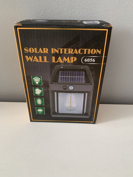 Set de 3 bucati lampi solare de perete cu senzor de miscare Led