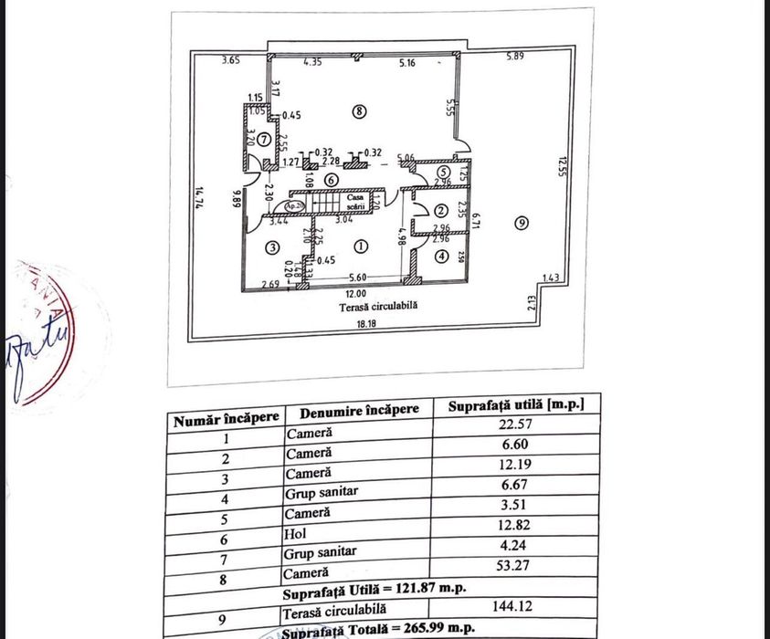 Apartament 3 camere zona Tomis Nord