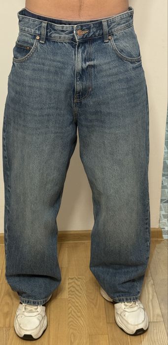 Vand blugi baggy/barrel albastru deschis