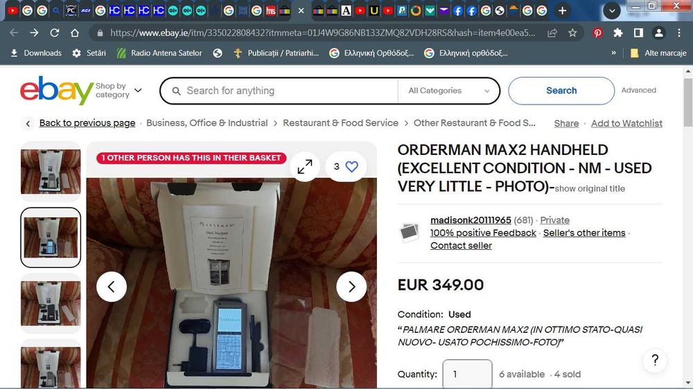 Terminal portabil Handheld ORDERMAN Max2 Plus