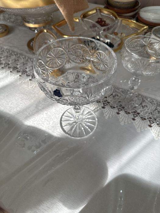 Большая конфетница хрусталь