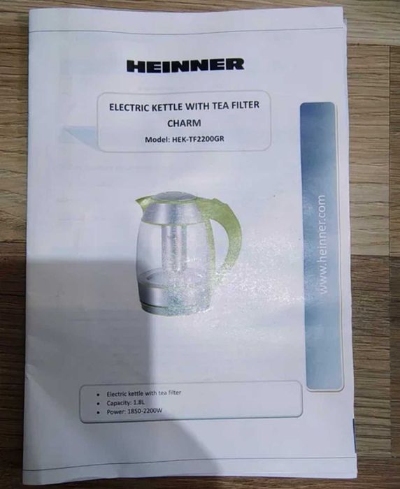 Fierbator inox sticla  garanție filtru ceai