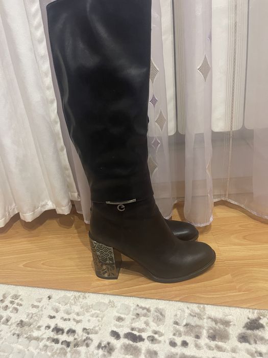 Дамски ботуши от еко кожа