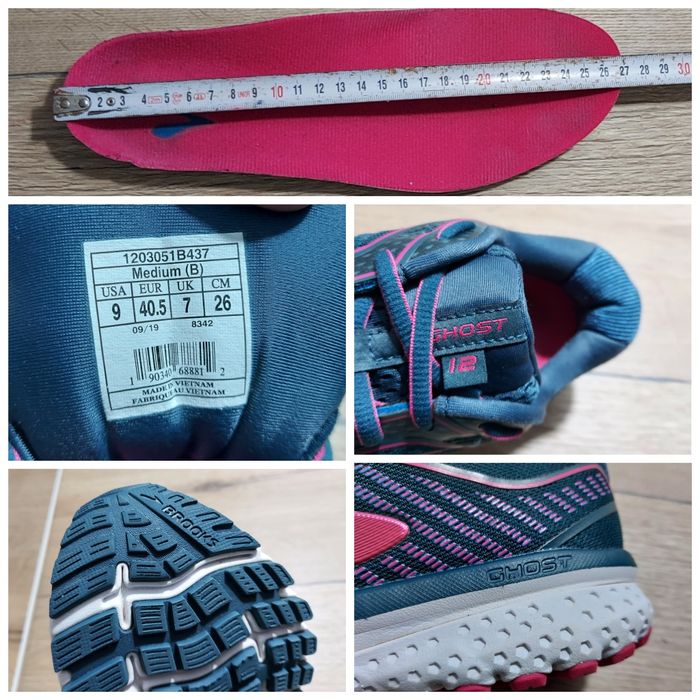 Adidasi BROOKS Ghost 12, pantofi sport, alergare mărimea 40, 5 EU