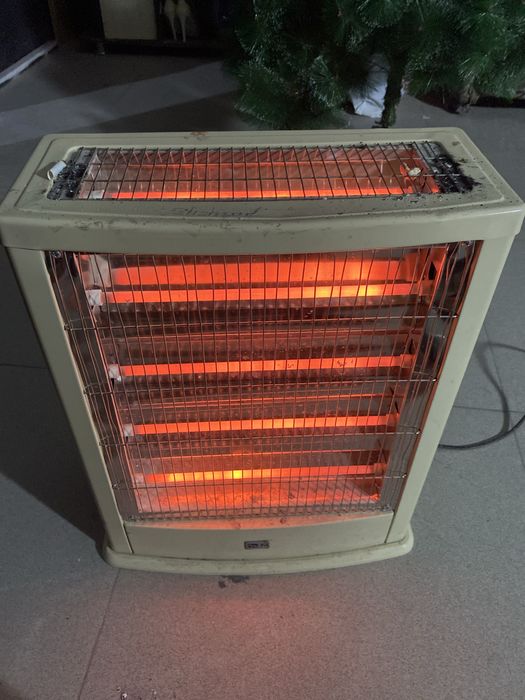 обогреватель в рабочем состояни