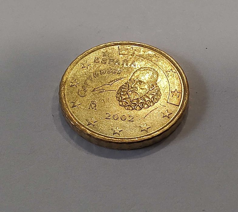 Monedă 10 Euro Cent 2002 Espana - Miguel de Cervantes - (Spania)