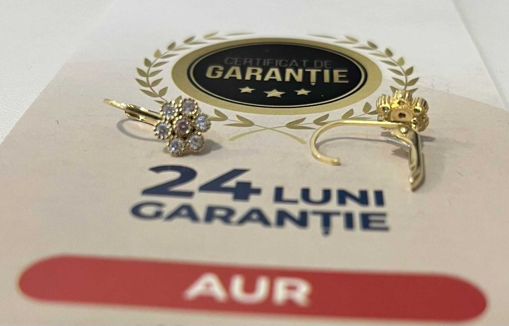 Cercei din aur copii (AG32 B27869.1) 2 ANI GARANTIE!