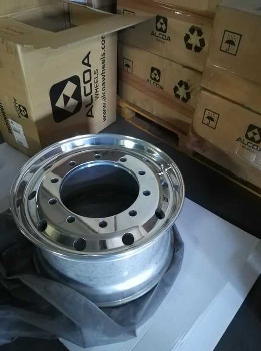 9 BUC. jenti aluminiu marca ALCOA  11X75 R 22,5 pt frane pe discuri
