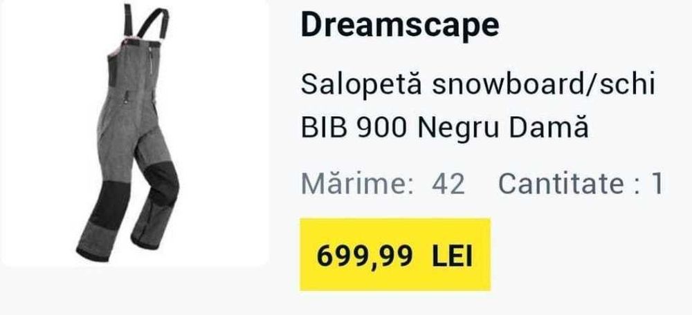 Pantaloni/ Salopeta ski