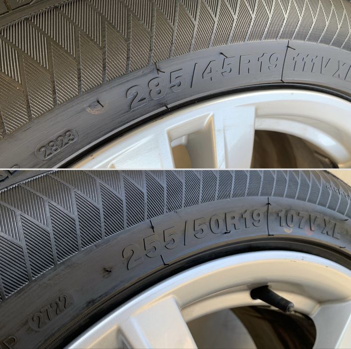 Оригинални джанти BMW X5 X6 F15 F16 E70 зимни гуми 255/50R19 285/45R19