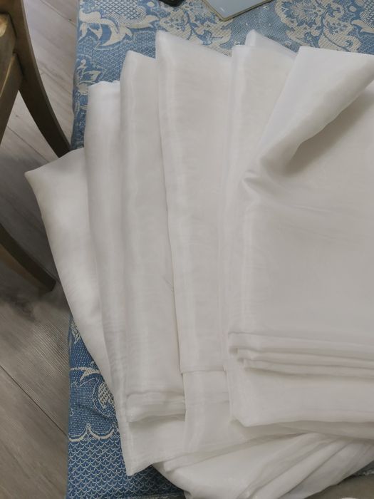 Органза, тюль глянцевый