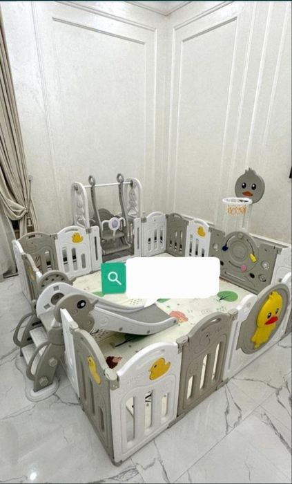 Даставка бесплатная. Детская огрождения 4в1 манеж