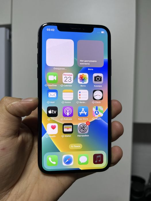 Iphone x 64 GB черный